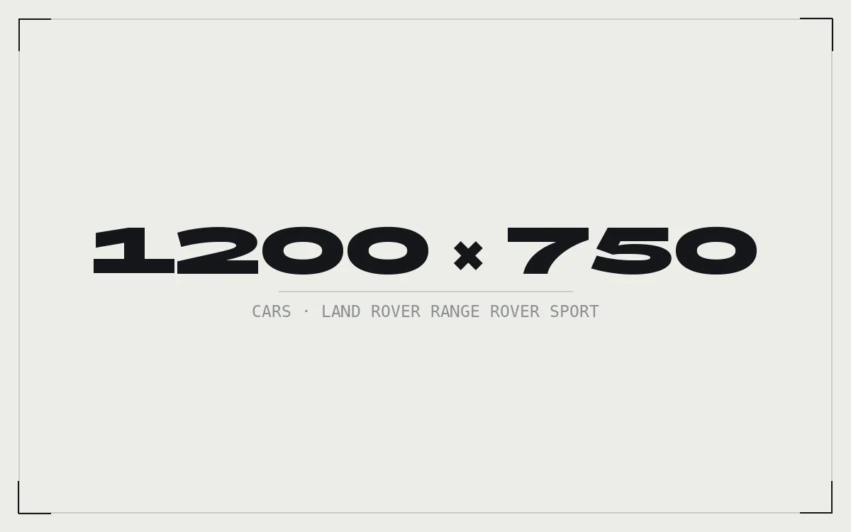 LAND ROVER Range Rover Sport SV
